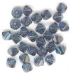 25 Montana Blue 5mm Bicone Swarovski